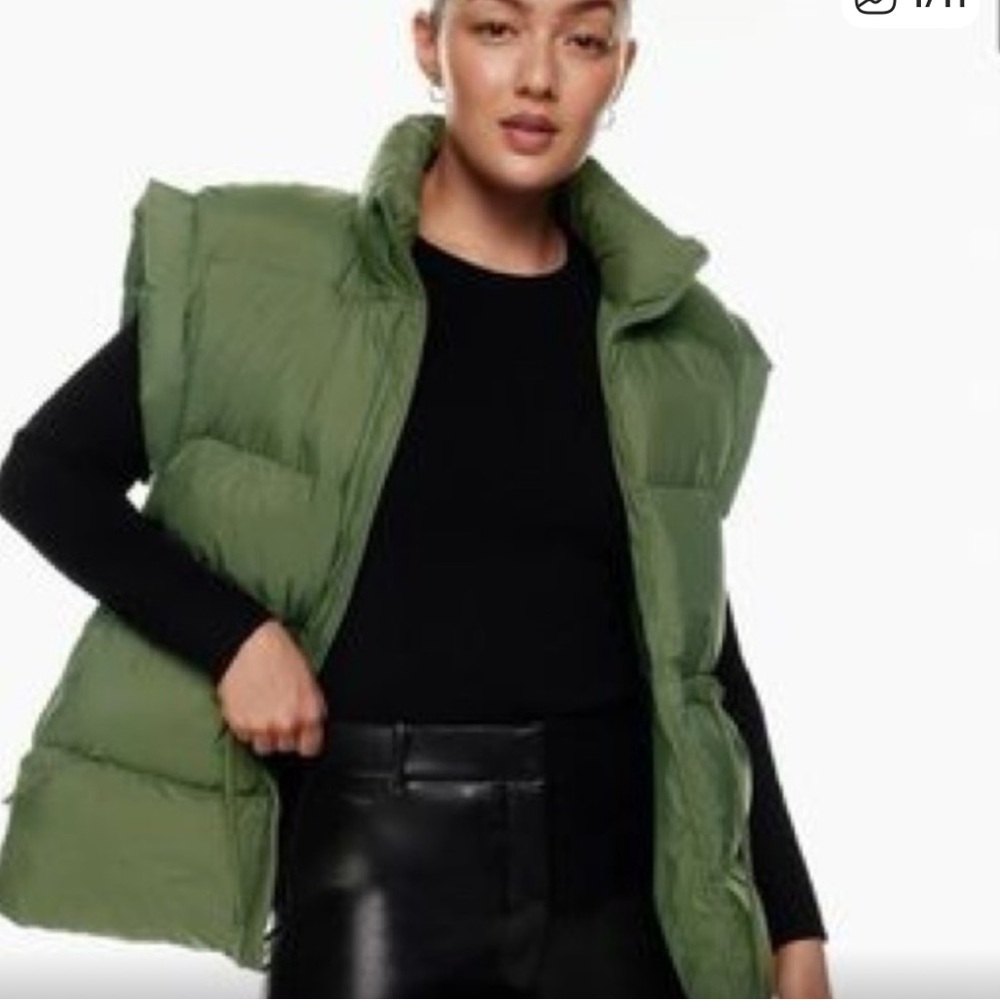 Wilfred Olive Green Puffer Vest